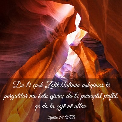 Picture 03 - Levitiku 2:8 ALB - Do t’i çosh Zotit blatimin ushqimor të - Bible Verse Picture