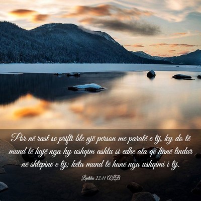 Picture 03 - Levitiku 22:11 ALB - Por në rast se prifti ble një person me paratë - Bible Verse Picture