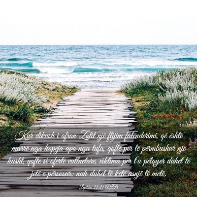 Picture 03 - Levitiku 22:21 ALB - Kur dikush i ofron Zotit një flijim - Bible Verse Picture