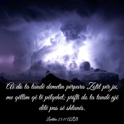 Picture 03 - Levitiku 23:11 ALB - Ai do ta tundë demetin përpara Zotit për ju, - Bible Verse Picture