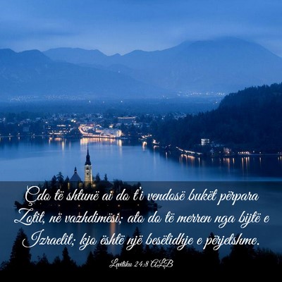 Picture 03 - Levitiku 24:8 ALB - Çdo të shtunë ai do t’i vendosë bukët - Bible Verse Picture