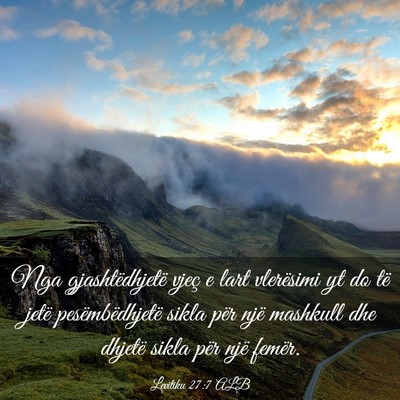 Picture 03 - Levitiku 27:7 ALB - Nga gjashtëdhjetë vjeç e lart vlerësimi yt do - Bible Verse Picture