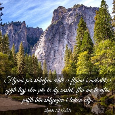 Picture 03 - Levitiku 7:7 ALB - Flijimi për shkeljen është si flijimi i - Bible Verse Picture