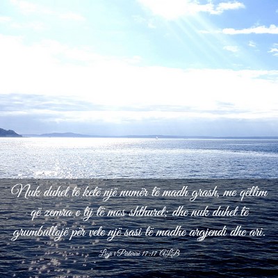 Picture 03 - Ligji i Përtërirë 17:17 ALB - Nuk duhet të ketë një numër të madh grash, - Bible Verse Picture