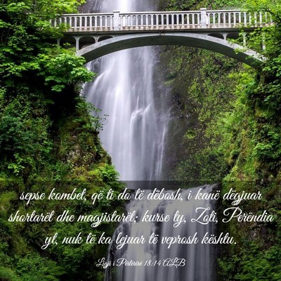 Picture 03 - Ligji i Përtërirë 18:14 ALB - sepse kombet, që ti do të dëbosh, i kanë - Bible Verse Picture