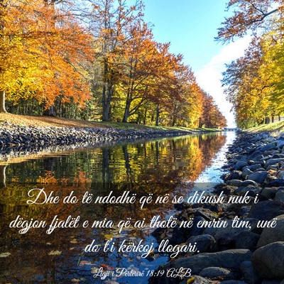 Picture 03 - Ligji i Përtërirë 18:19 ALB - Dhe do të ndodhë që në se dikush nuk i - Bible Verse Picture