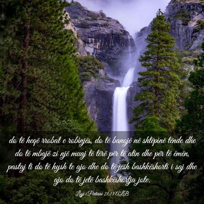 Picture 03 - Ligji i Përtërirë 21:13 ALB - do të heqë rrobat e robinjës, do të banojë - Bible Verse Picture