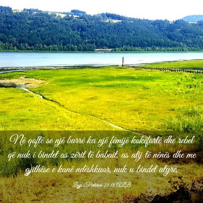 Picture 03 - Ligji i Përtërirë 21:18 ALB - Në qoftë se një burrë ka një fëmijë - Bible Verse Picture