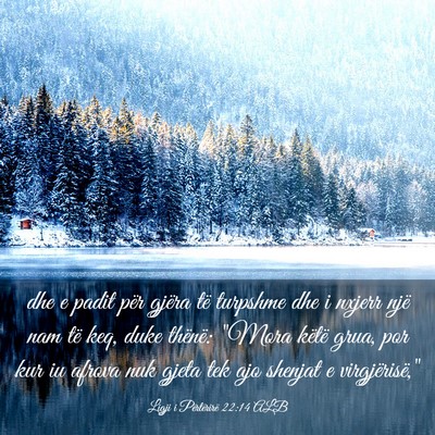 Picture 03 - Ligji i Përtërirë 22:14 ALB - dhe e padit për gjëra të turpshme dhe i nxjerr - Bible Verse Picture
