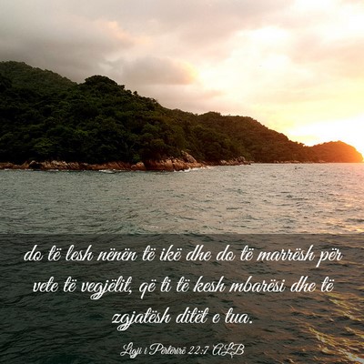 Picture 03 - Ligji i Përtërirë 22:7 ALB - do të lesh nënën të ikë dhe do të marrësh - Bible Verse Picture
