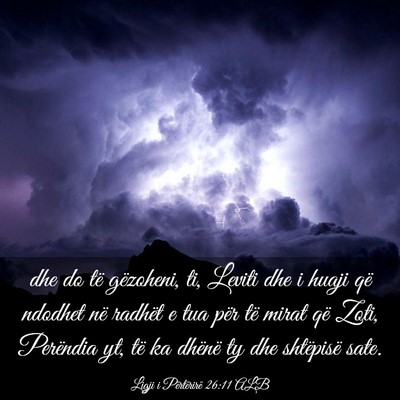 Picture 03 - Ligji i Përtërirë 26:11 ALB - dhe do të gëzoheni, ti, Leviti dhe i huaji që - Bible Verse Picture