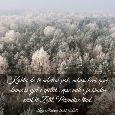 Picture 03 - Ligji i Përtërirë 28:62 ALB - Kështu do të mbeteni pak, mbasi keni qenë - Bible Verse Picture