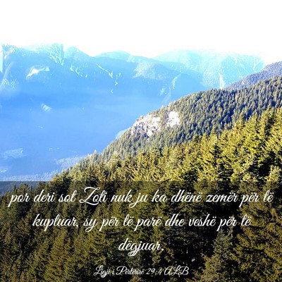 Picture 03 - Ligji i Përtërirë 29:4 ALB - por deri sot Zoti nuk ju ka dhënë zemër për - Bible Verse Picture
