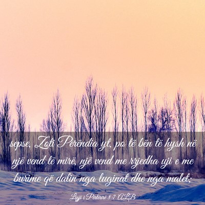 Picture 03 - Ligji i Përtërirë 8:7 ALB - sepse, Zoti Perëndia yt, po të bën të hysh - Bible Verse Picture