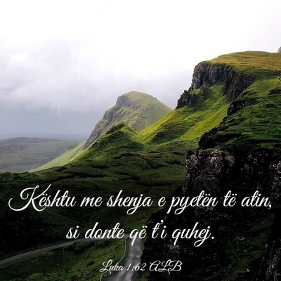 Picture 03 - Luka 1:62 ALB - Kështu me shenja e pyetën të atin, si donte - Bible Verse Picture