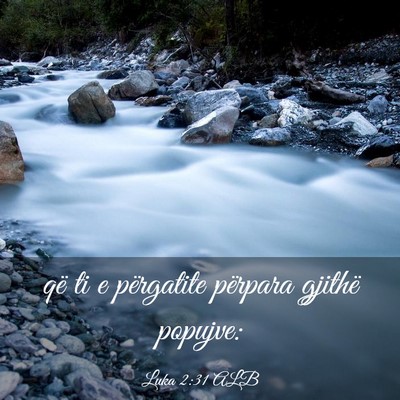 Picture 03 - Luka 2:31 ALB - që ti e përgatite përpara gjithë - Bible Verse Picture