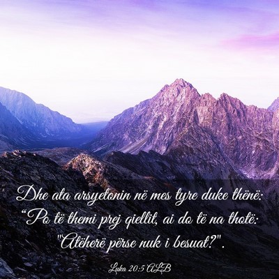 Picture 03 - Luka 20:5 ALB - Dhe ata arsyetonin në mes tyre duke thënë: - Bible Verse Picture