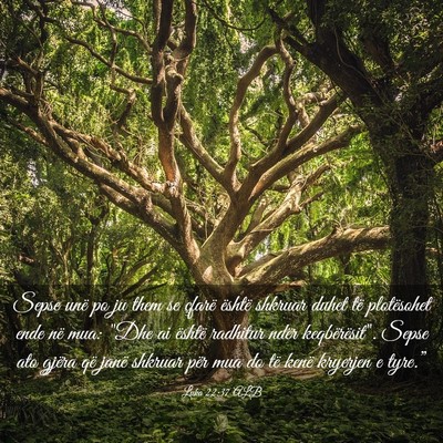 Picture 03 - Luka 22:37 ALB - Sepse unë po ju them se çfarë është shkruar - Bible Verse Picture