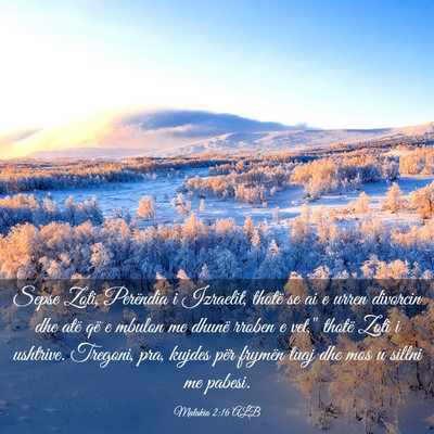 Picture 03 - Malakia 2:16 ALB - Sepse Zoti, Perëndia i Izraelit, thotë se ai e - Bible Verse Picture