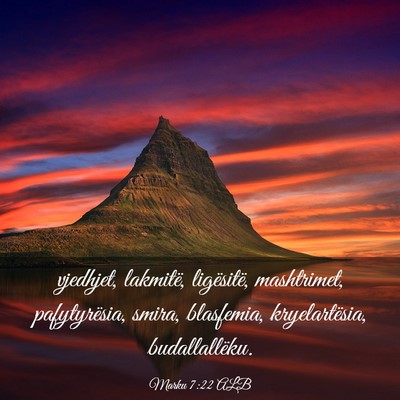 Picture 03 - Marku 7:22 ALB - vjedhjet, lakmitë, ligësitë, mashtrimet, - Bible Verse Picture