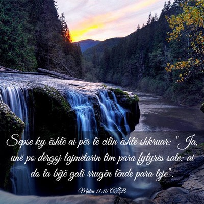 Picture 03 - Mateu 11:10 ALB - Sepse ky është ai për të cilin është - Bible Verse Picture