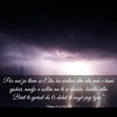 Picture 03 - Mateu 17:12 ALB - Por unë ju them se Elia ka ardhur dhe ata nuk e - Bible Verse Picture