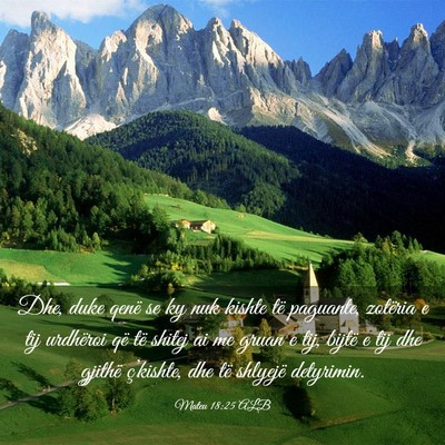 Picture 03 - Mateu 18:25 ALB - Dhe, duke qenë se ky nuk kishte të paguante, - Bible Verse Picture