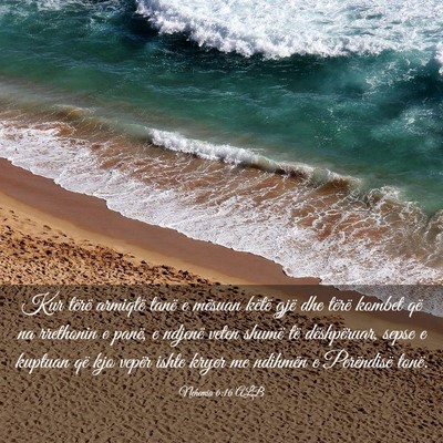 Picture 03 - Nehemia 6:16 ALB - Kur tërë armiqtë tanë e mësuan këtë gjë - Bible Verse Picture