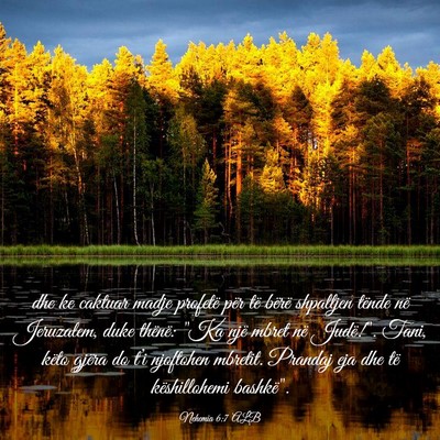 Picture 03 - Nehemia 6:7 ALB - dhe ke caktuar madje profetë për të bërë - Bible Verse Picture