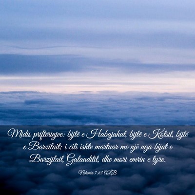 Picture 03 - Nehemia 7:63 ALB - Midis priftërinjve: bijtë e Habajahut, bijtë e - Bible Verse Picture