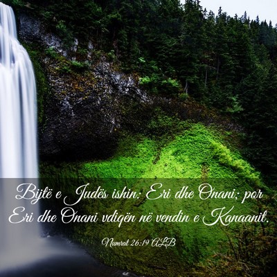 Picture 03 - Numrat 26:19 ALB - Bijtë e Judës ishin: Eri dhe Onani; por Eri dhe - Bible Verse Picture