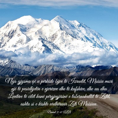 Picture 03 - Numrat 31:47 ALB - Nga gjysma që u përkiste bijve të Izraelit, - Bible Verse Picture