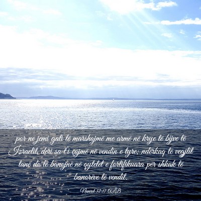 Picture 03 - Numrat 32:17 ALB - por ne jemi gati të marshojmë me armë në krye - Bible Verse Picture
