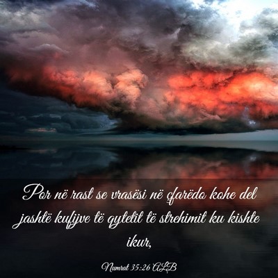 Picture 03 - Numrat 35:26 ALB - Por në rast se vrasësi në çfarëdo kohe del - Bible Verse Picture