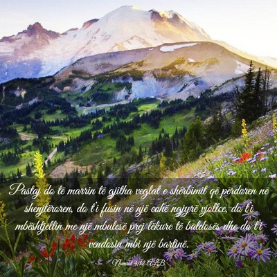 Picture 03 - Numrat 4:12 ALB - Pastaj do të marrin të gjitha veglat e - Bible Verse Picture