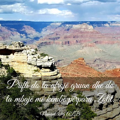 Picture 03 - Numrat 5:16 ALB - Prifti do ta afrojë gruan dhe do ta mbajë më - Bible Verse Picture