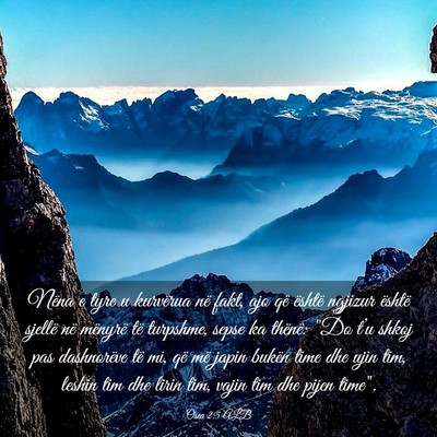Picture 03 - Osea 2:5 ALB - Nëna e tyre u kurvërua në fakt, ajo që - Bible Verse Picture