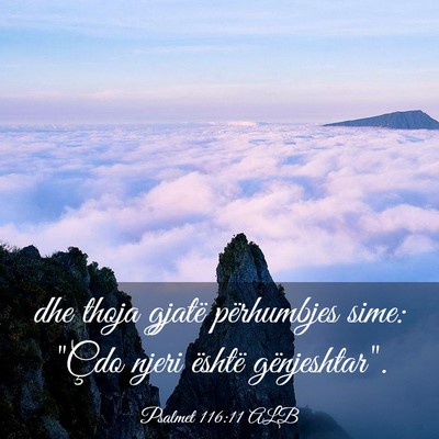 Picture 03 - Psalmet 116:11 ALB - dhe thoja gjatë përhumbjes sime: 
