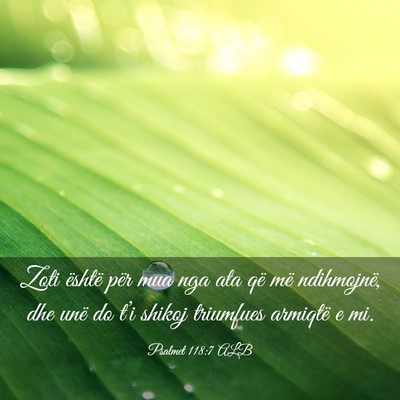 Picture 03 - Psalmet 118:7 ALB - Zoti është për mua nga ata që më ndihmojnë, - Bible Verse Picture