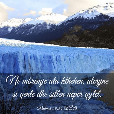 Picture 03 - Psalmet 59:14 ALB - Në mbrëmje ata kthehen, ulërijnë si qentë - Bible Verse Picture