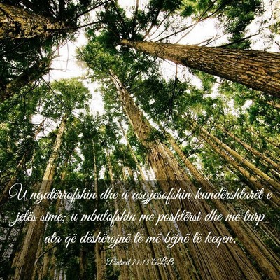Picture 03 - Psalmet 71:13 ALB - U ngatërrofshin dhe u asgjesofshin - Bible Verse Picture