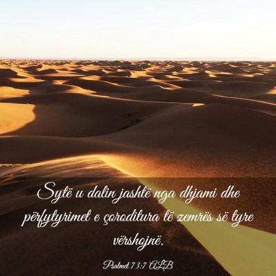 Picture 03 - Psalmet 73:7 ALB - Sytë u dalin jashtë nga dhjami dhe - Bible Verse Picture