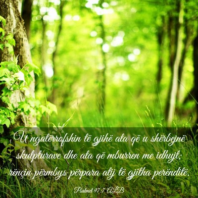 Picture 03 - Psalmet 97:7 ALB - U ngatërrofshin të gjihë ata që u shërbejnë - Bible Verse Picture