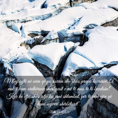 Picture 03 - Ruthi 2:9 ALB - Mbaj sytë në arën që po korrin dhe shko prapa - Bible Verse Picture