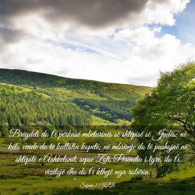 Picture 03 - Sofonia 2:7 ALB - Bregdeti do t’i përkasë mbeturinës së - Bible Verse Picture