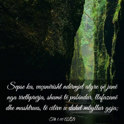 Picture 03 - Titi 1:10 ALB - Sepse ka, veçanërisht ndërmjet atyre që janë - Bible Verse Picture