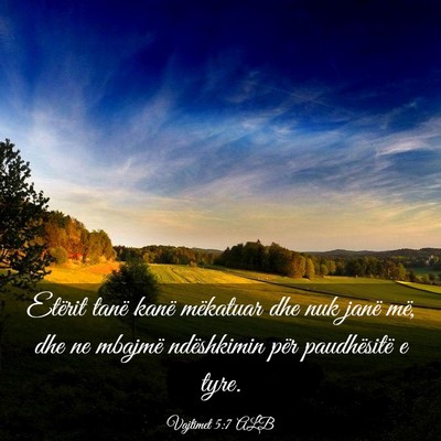 Picture 03 - Vajtimet 5:7 ALB - Etërit tanë kanë mëkatuar dhe nuk janë më, - Bible Verse Picture