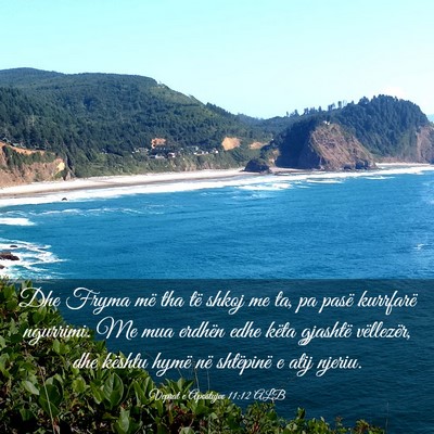 Picture 03 - Veprat e Apostujve 11:12 ALB - Dhe Fryma më tha të shkoj me ta, pa pasë - Bible Verse Picture