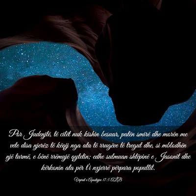 Picture 03 - Veprat e Apostujve 17:5 ALB - Por Judenjtë, të cilët nuk kishin besuar, - Bible Verse Picture