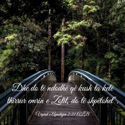 Picture 03 - Veprat e Apostujve 2:21 ALB - Dhe do të ndodhë që kush ta ketë thirrur - Bible Verse Picture